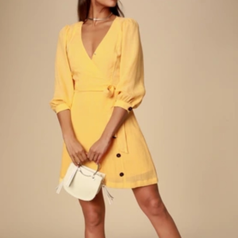 Yellow dress